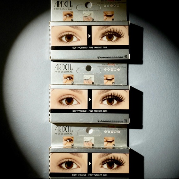 New 3 Pairs Ardell 3D Faux Mink Lashes in Black - Picture 2 of 6